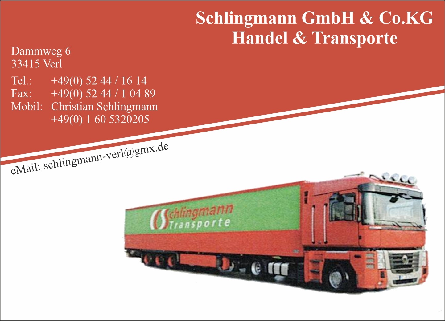 Schlingmann Transport online 2026